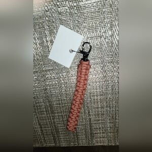 Hand Crafted Brown Paracord Braided Keychain-Unisex